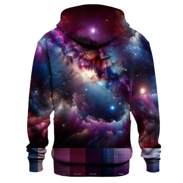 Vibrant Galaxy Voyage Hoodie