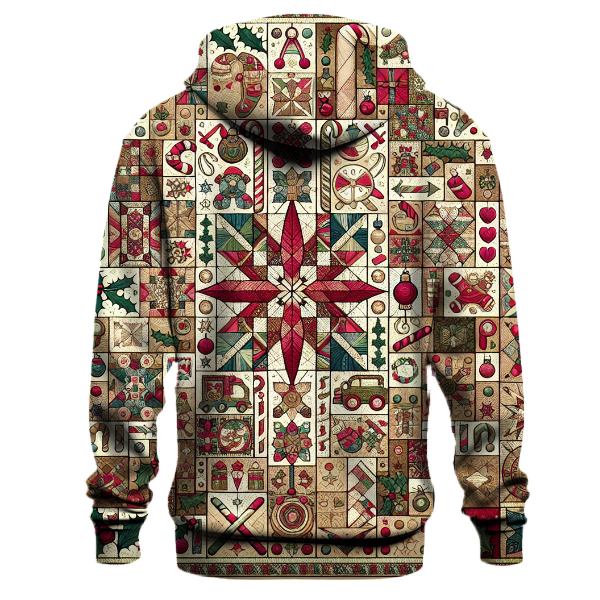 Grandma's Holiday Patchwork Hoodie