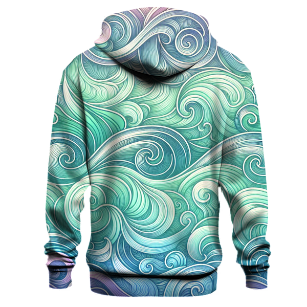 Icy Pastel Swirl Hoodie