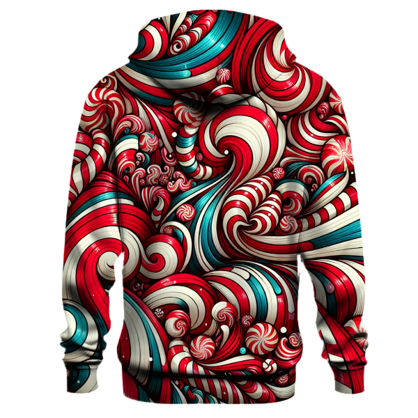 Peppermint Swirl Christmas Hoodie