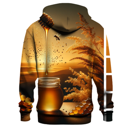 Honeycomb Gold Gradient Hoodie