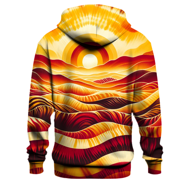 Desert Sunset Tie-Dye Hoodie