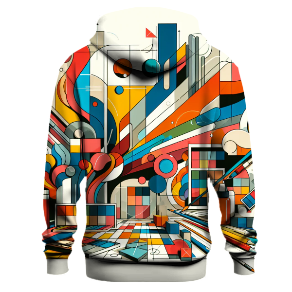 Modern Abstract Artistry Hoodie