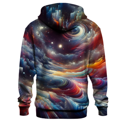 Retro Space Odyssey Design Hoodie Custom Hoodies