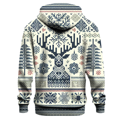 Nordic Knitted Patterns Hoodie