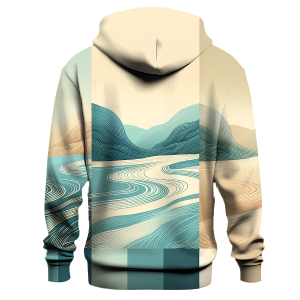 Calm River Gradient Hoodie