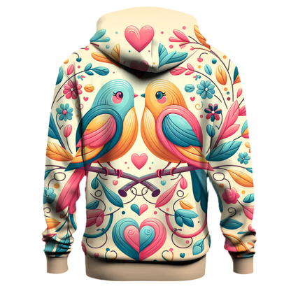 Vibrant Love Birds Hoodie