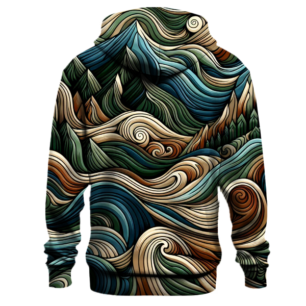 Trippy Mountain Range Hoodie