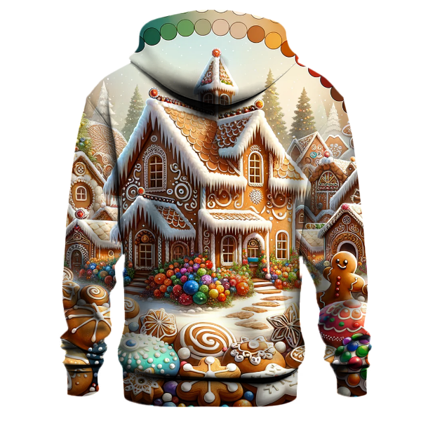 Frosted Gingerbread Village Hoodie