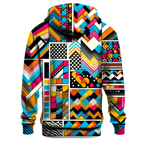 Retro Pop Patterns Hoodie