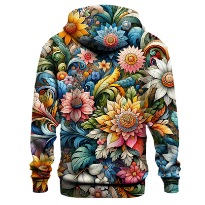 Enchanting Floral Dreamscape Hoodie