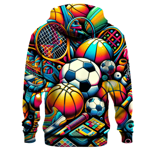 Retro Sports Vibes Hoodie