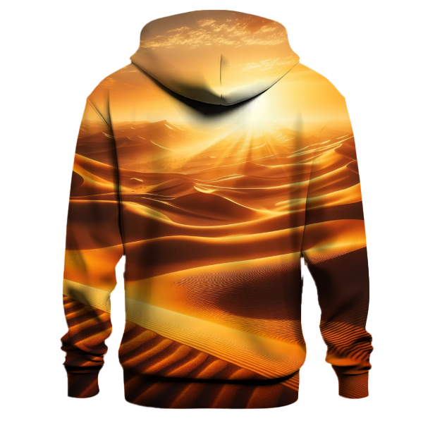 Golden Desert Landscape Hoodie