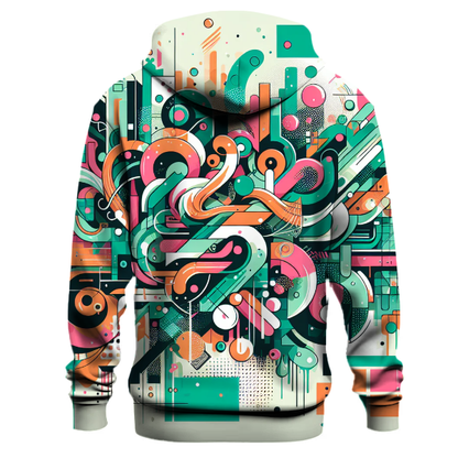 Electric Retro Graffiti Hoodie