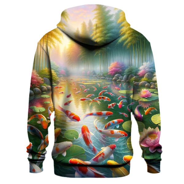 Playful Koi Pond Hoodie