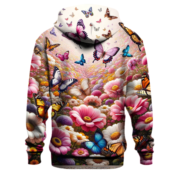 Colorful Butterfly Garden Hoodie