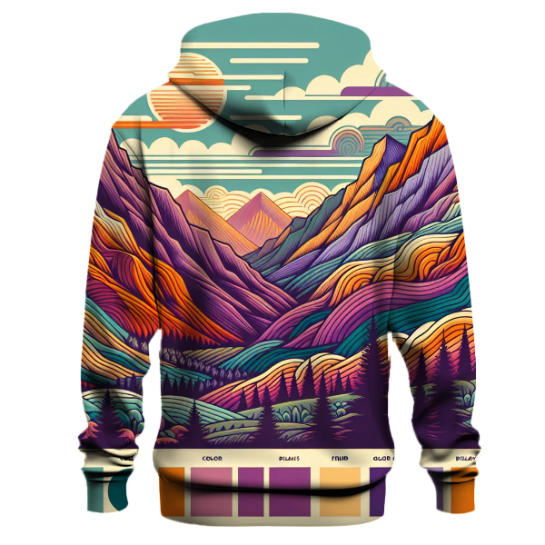 Radical Retro Landscape Hoodie