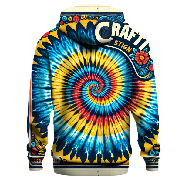 Bold Tie-Dye Spiral Hoodie