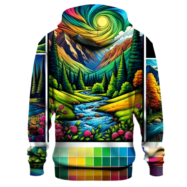 Electric Adventure Patterns Hoodie