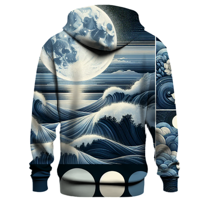 Moonlit Ocean Serenity Hoodie