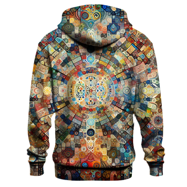 Colorful Cultural Mosaic Hoodie