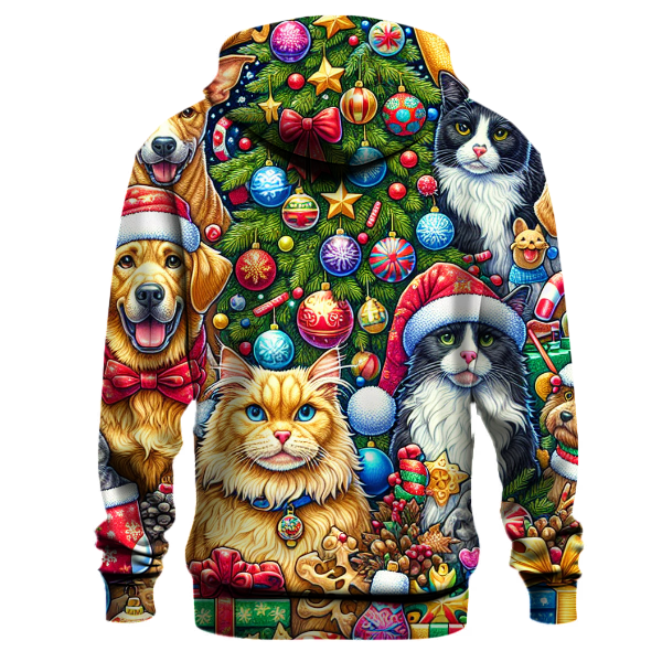 Festive Pet Paw-some Holiday Hoodie