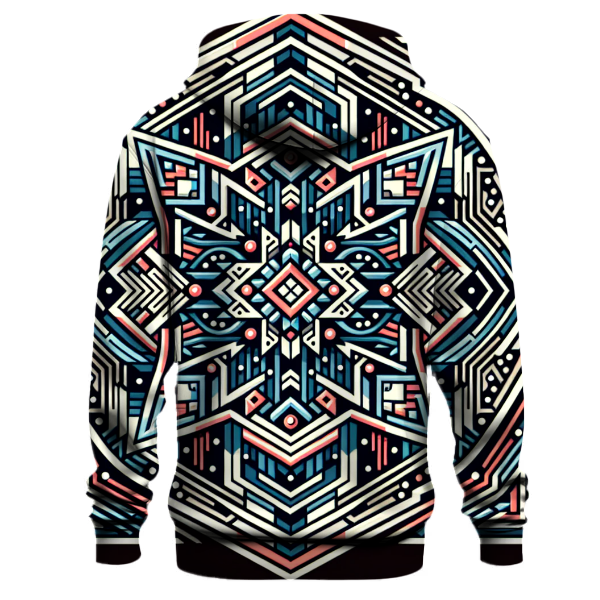 Geometric Illusion Abstract Hoodie