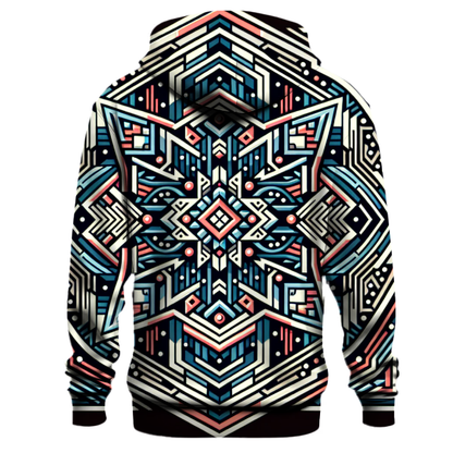 Geometric Illusion Abstract Hoodie