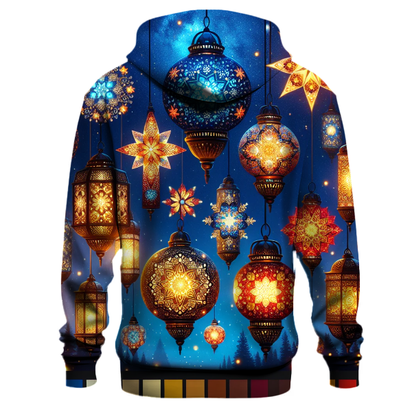 Merry and Bright Lanterns Hoodie