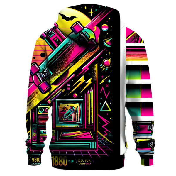 Classic Neon Skater Hoodie