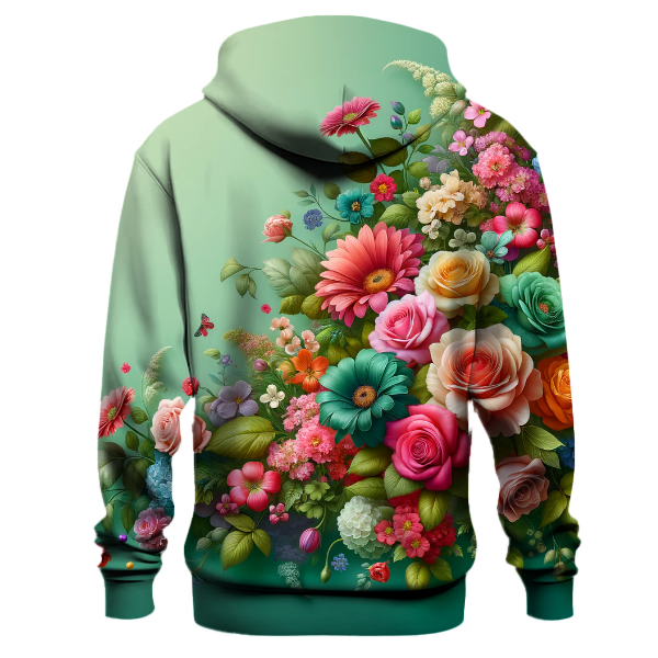 Floral Cascade Hoodie