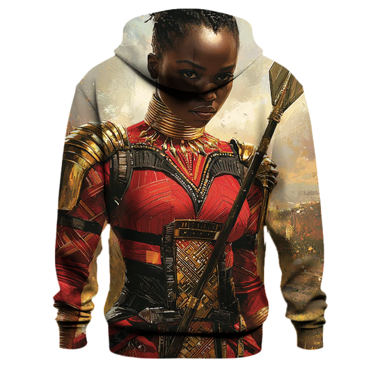 Danai Gurira: The Indomitable Spear of the Wakandan Warrior Hoodie