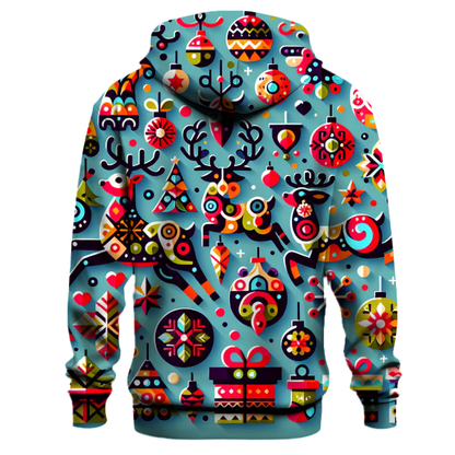 Funky Christmas Sweater Weather Hoodie