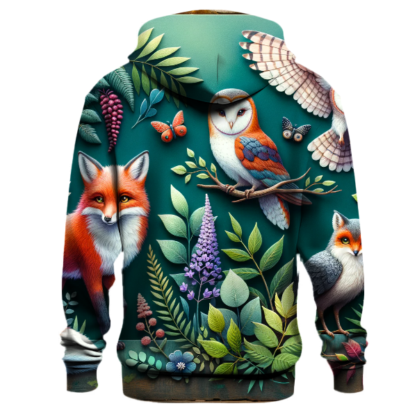 Charming Woodland Animals Hoodie