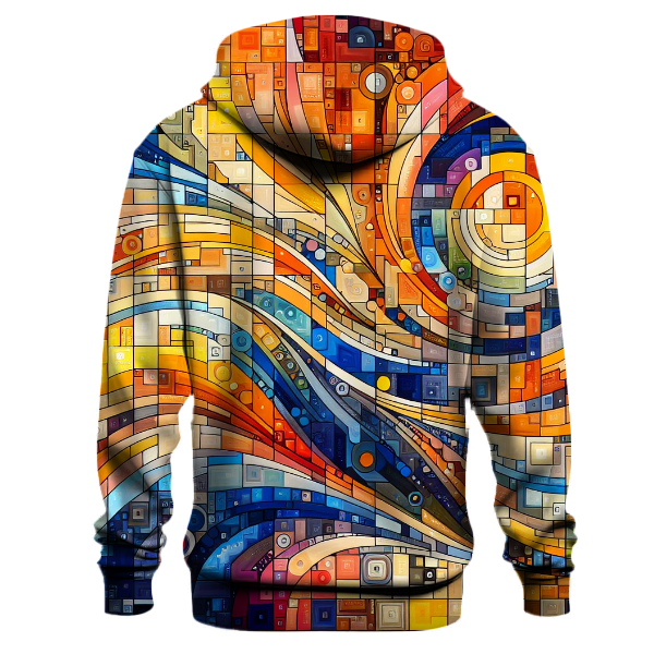 Colorful Mosaic Pattern Hoodie