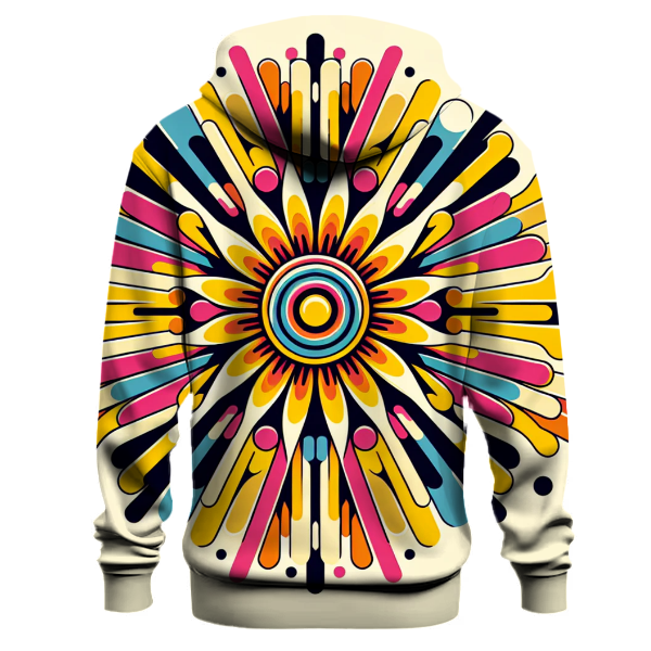 Dynamic Sunburst Hoodie Hoodies Fashion