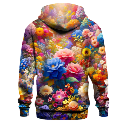 Charming Floral Burst Hoodie