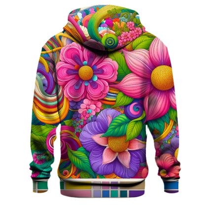 Whimsical Floral Dreamscape Hoodie