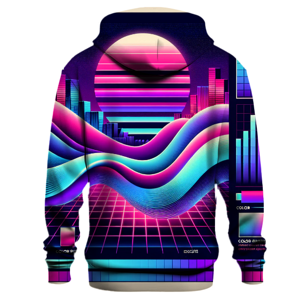 Synthwave Neon Glare Hoodie