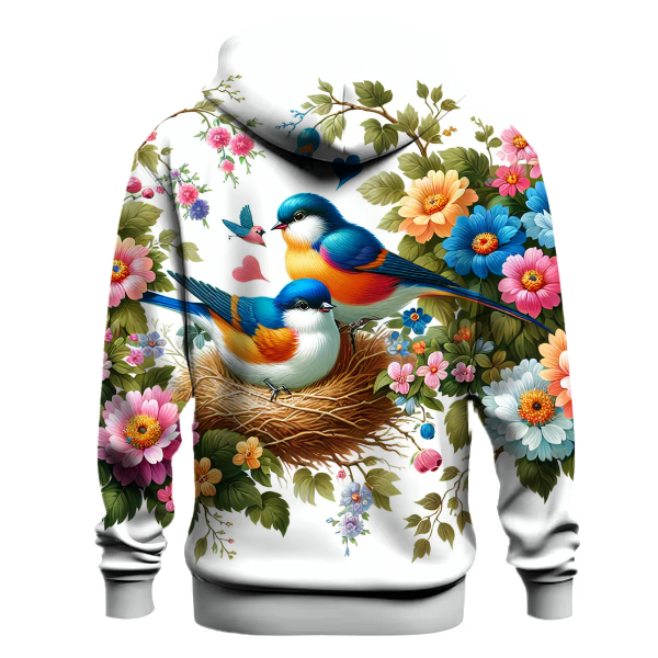 Vibrant Lovebirds Hoodie