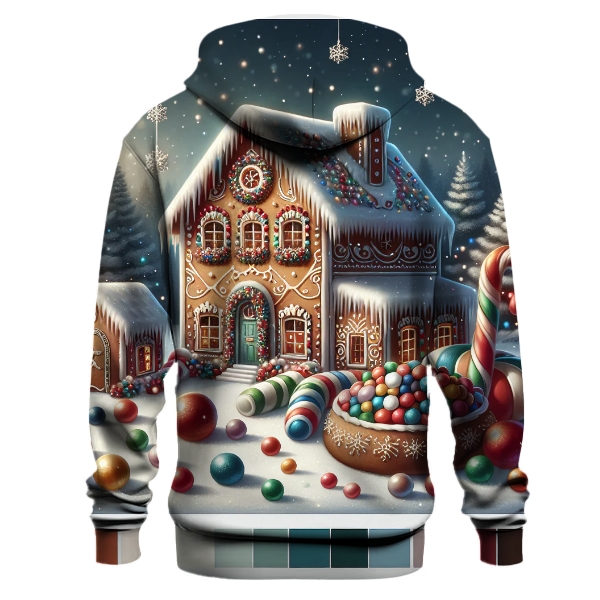 Festive Gingerbread House Hoodie