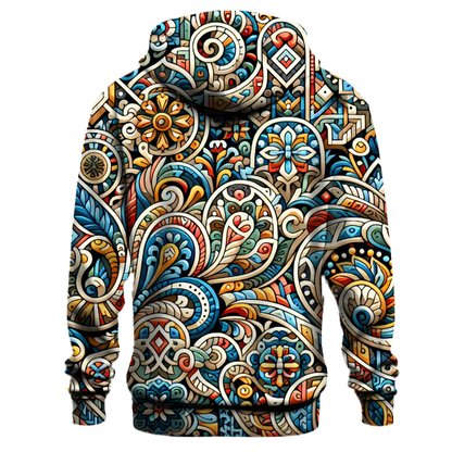 Folk Art Mosaic Hoodie