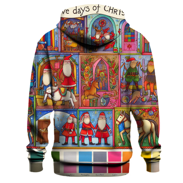 Twelve Days of Christmas Fun Hoodie