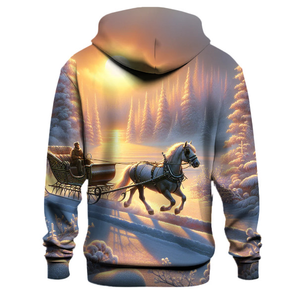 Frosty Morning Sleigh Ride Hoodie Pullover Hoodies