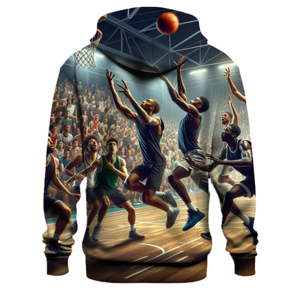 Basketball Court Slam Hoodie