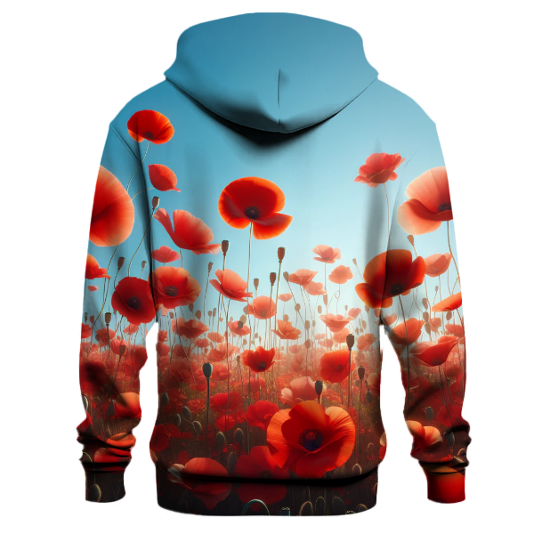 Joyful Poppies Delight Hoodie