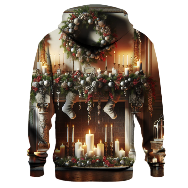 Merry Christmas Mantelpiece Hoodie