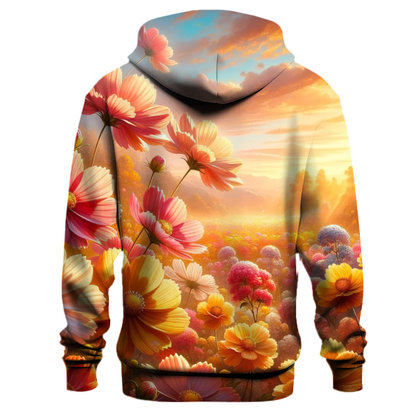 Golden Hour Blossoms Hoodie