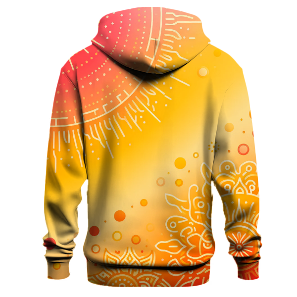 Vivid Sunrise Gradient Hoodie