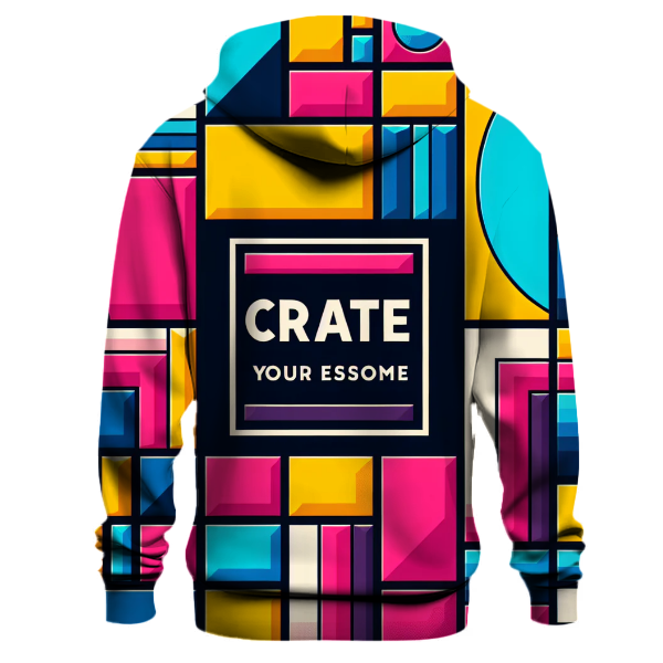 Funky Color Block Hoodie